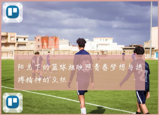 阳光下的篮球框映照青春梦想与拼搏精神的交织